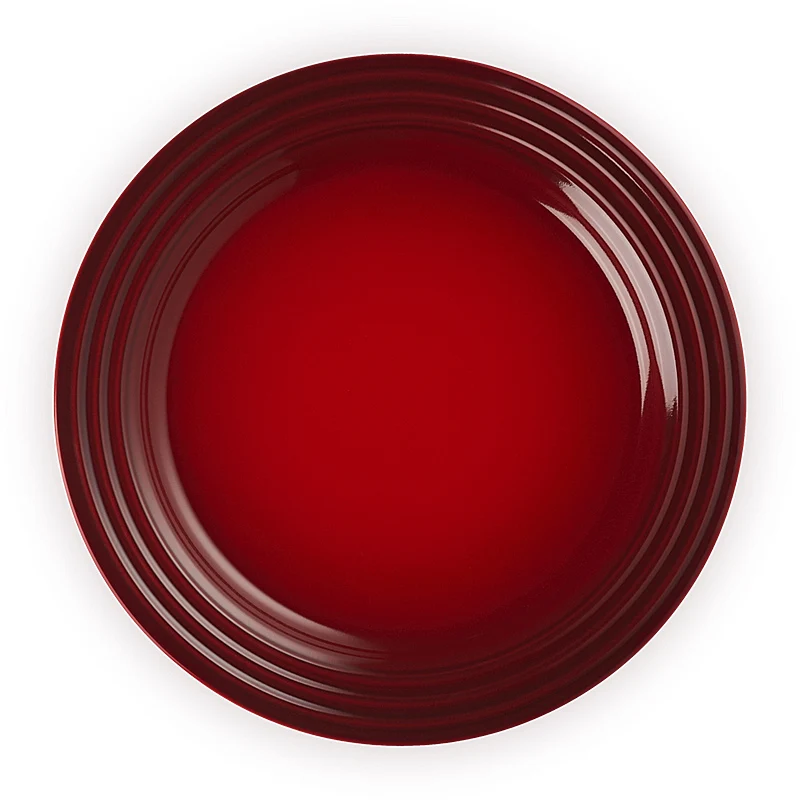 Le Creuset Frühstücksteller 22 cm Kirschrot