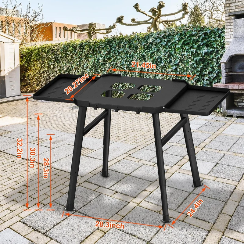 Grillständer für Ninja Woodfire Aussenofen Serie und Grillständer, Beweglicher Ständer zum Ninja Woo