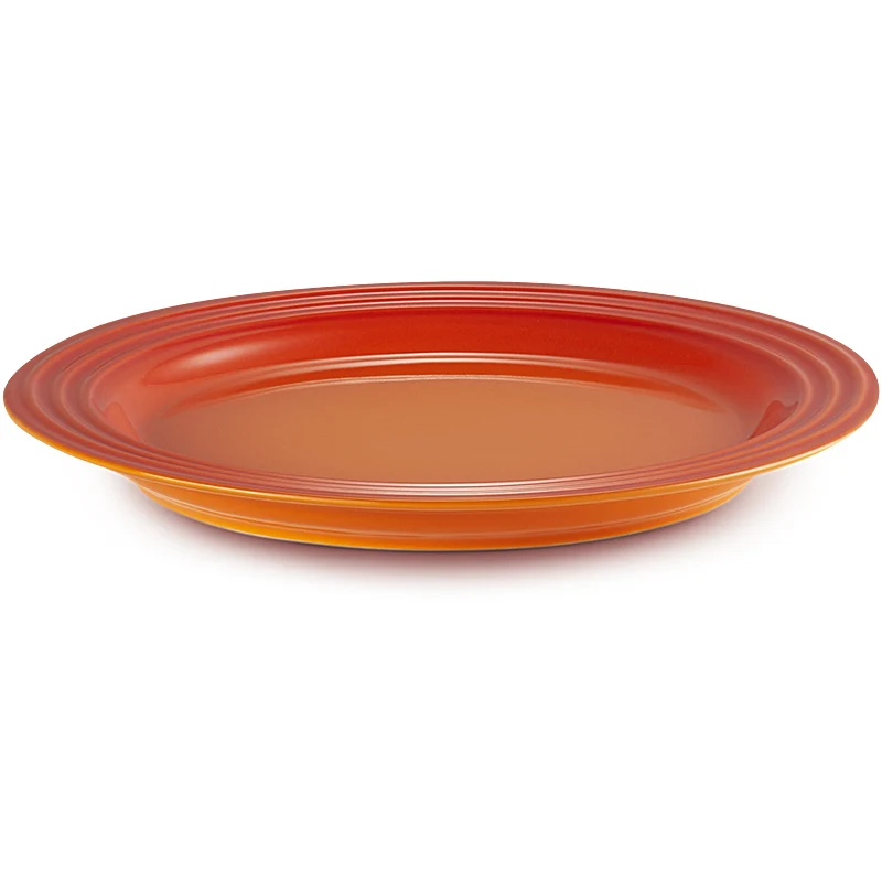 Le Creuset Frühstücksteller 22 cm Ofenrot