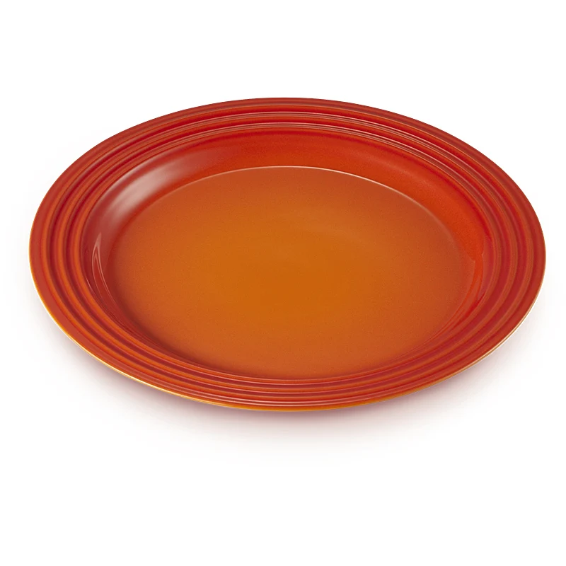 Le Creuset Frühstücksteller 22 cm Ofenrot