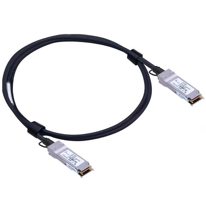 Extralink DAC QSFP+ Kabel 3m – Passives Twinax Kabel 40Gbit, QSFP+ zu QSFP+, MSA kompatibel, für Ubi