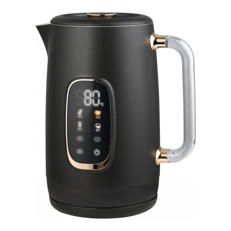 Daily Wasserkocher 1,7 L doppelwandig mit Display und Goldrand 2200 W
