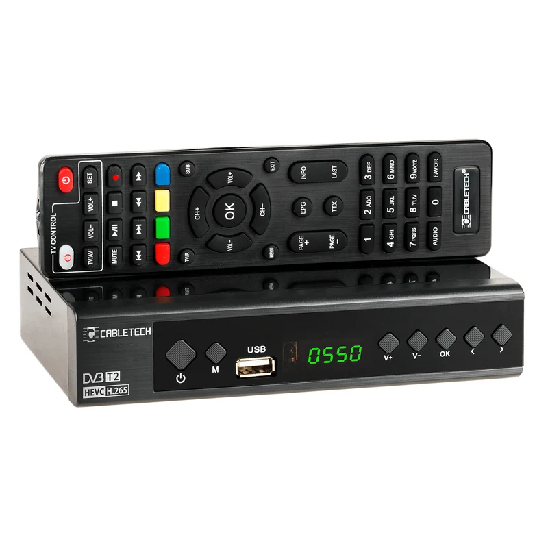 DVB-T2 H.265 HEVC Tuner/Decoder KrugerMatz KM0550D with EPG, PVR, and Timeshift