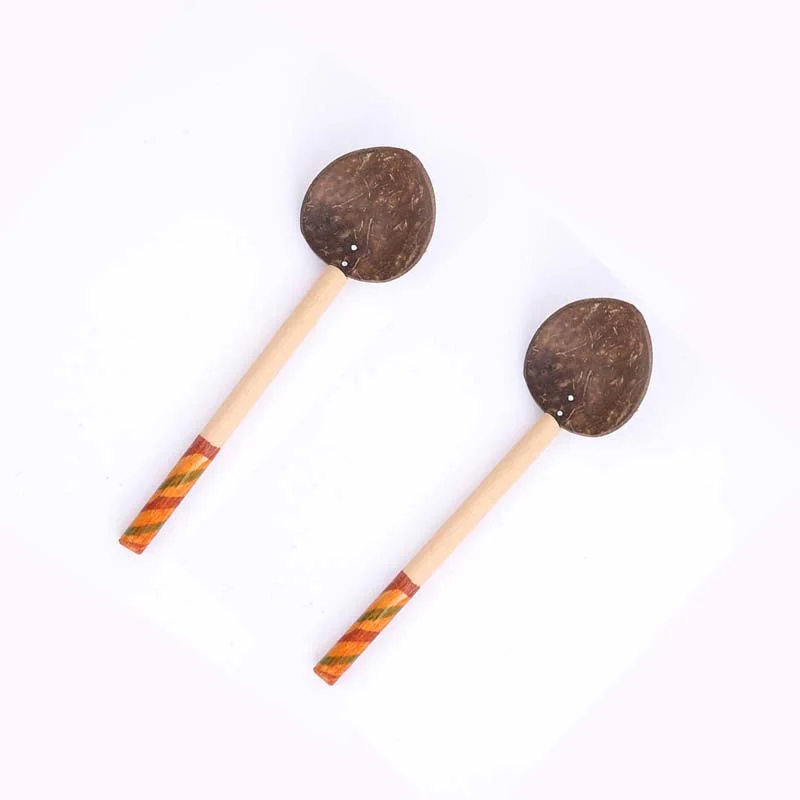 Coconut Shell Spoon 2PCS