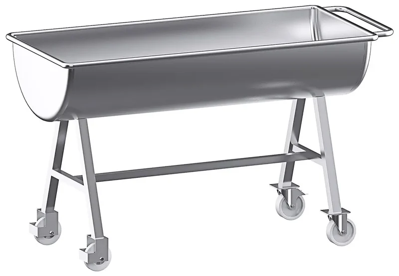 Edelstahl Mengmulde 150 bis 200 Liter