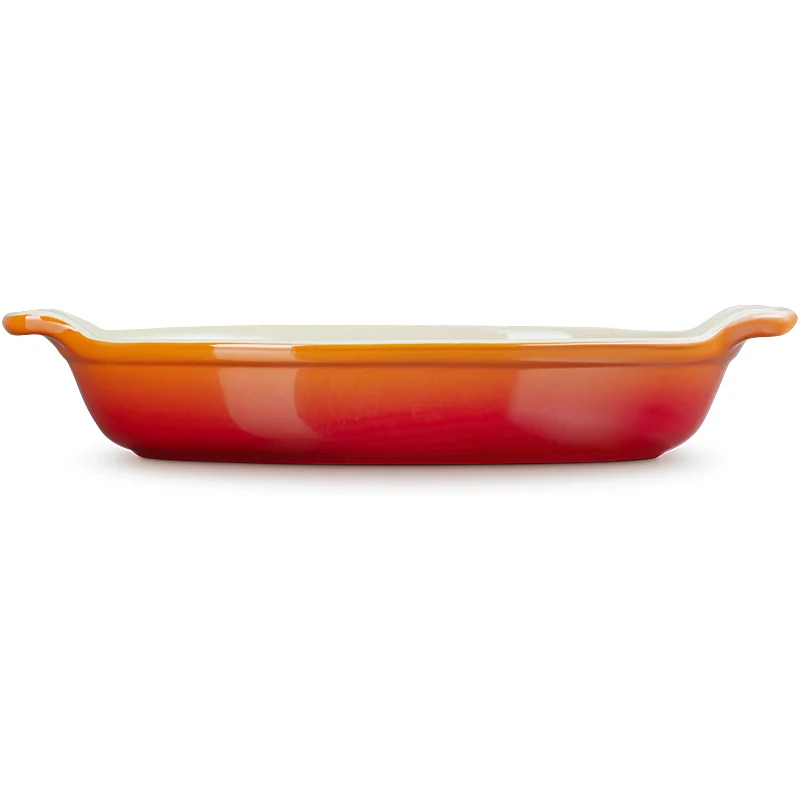 Le Creuset Auflaufform Tradition oval 28 cm Ofenrot
