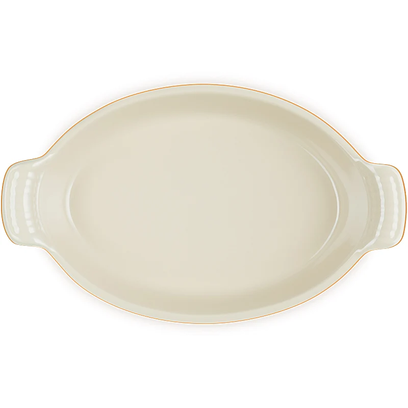 Le Creuset Auflaufform Tradition oval 28 cm Ofenrot