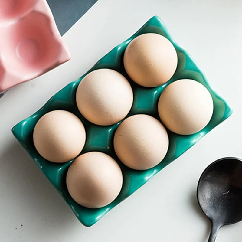 Ceramic Egg Holder 6 Grid