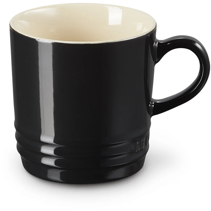 Le Creuset Becher 200 ml Schwarz Glänzend