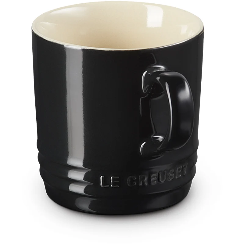 Le Creuset Becher 200 ml Schwarz Glänzend