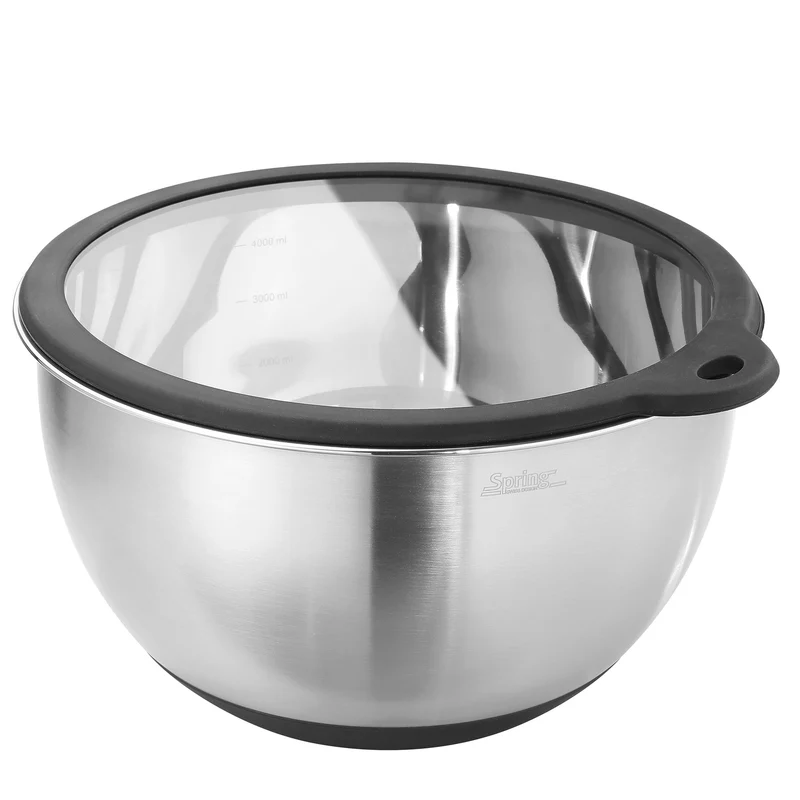 Schüssel-Set 3-teilig mit Glasdeckel