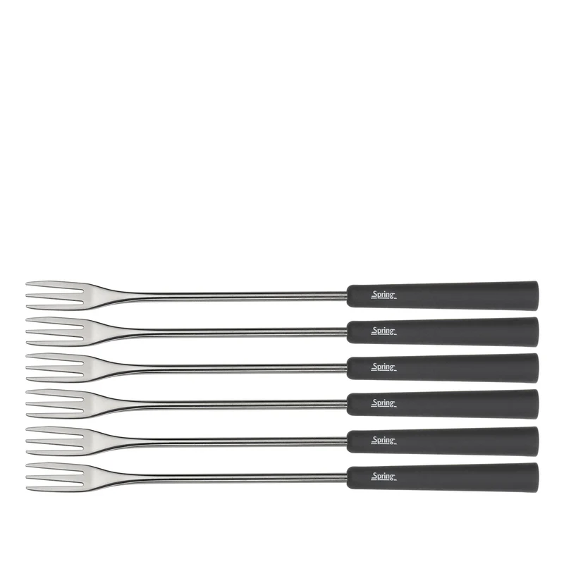 Fondue-Garnitur ALUMINIUM INDUKTION schwarz 23 cm