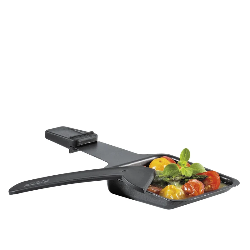 Raclette mit Alugrillplatte rot