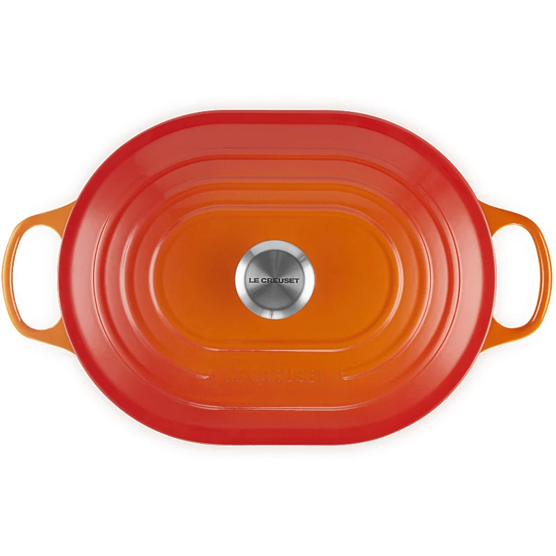 Le Creuset Oblong Signature 31 cm Ofenrot