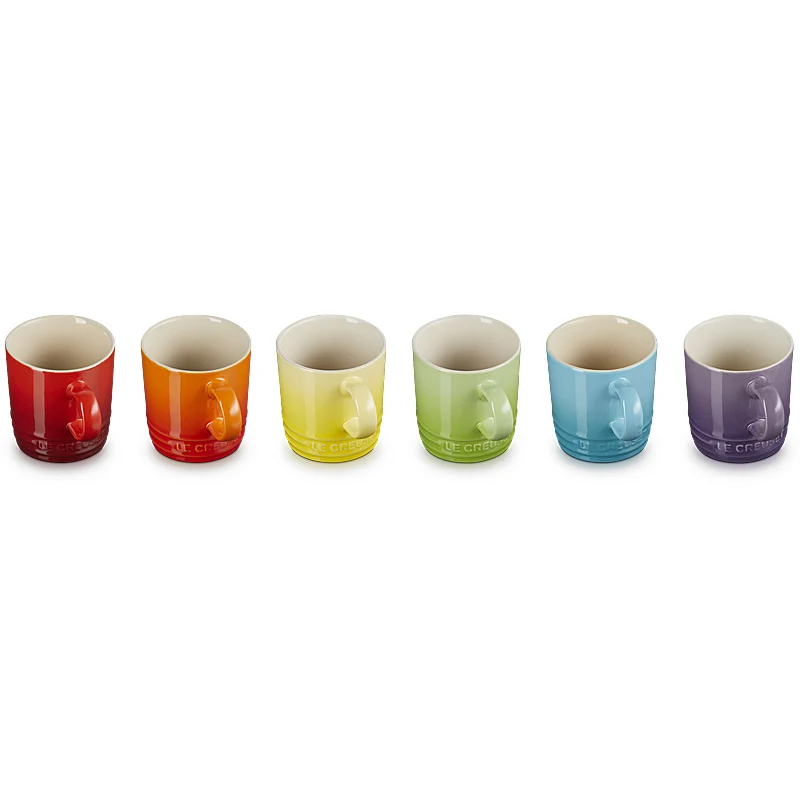 Le Creuset Becher 100 ml 6er Set Regenbogen