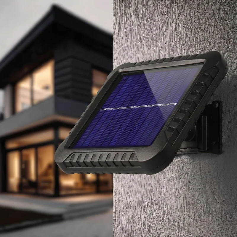 Maclean Energy MCE438 Solar LED Floodlight with motion sensor, IP44, 5W, 400lm, 6000K cold white, lithium battery 1300 mAh, 3.7V DC