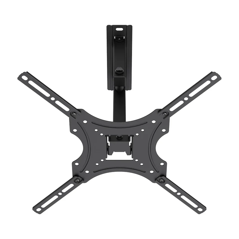 Maclean TV Mount / Bracket, max VESA 400x400, 32-55", up to 25 kg, black, tilt adjustment 0°–-15° and swivel adjustment +90°–-90°, MC-190