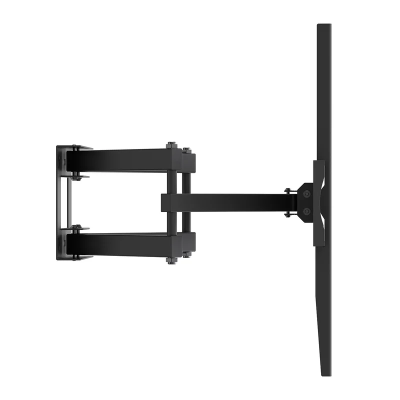 Maclean TV Mount / Bracket, max VESA 400x400, 32-70", up to 40 kg, black, tilt adjustment +12°–-12° and swivel adjustment +60°–-60°, MC-192