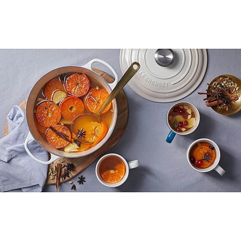 Le Creuset Bräter Signature rund 20 cm Meringue
