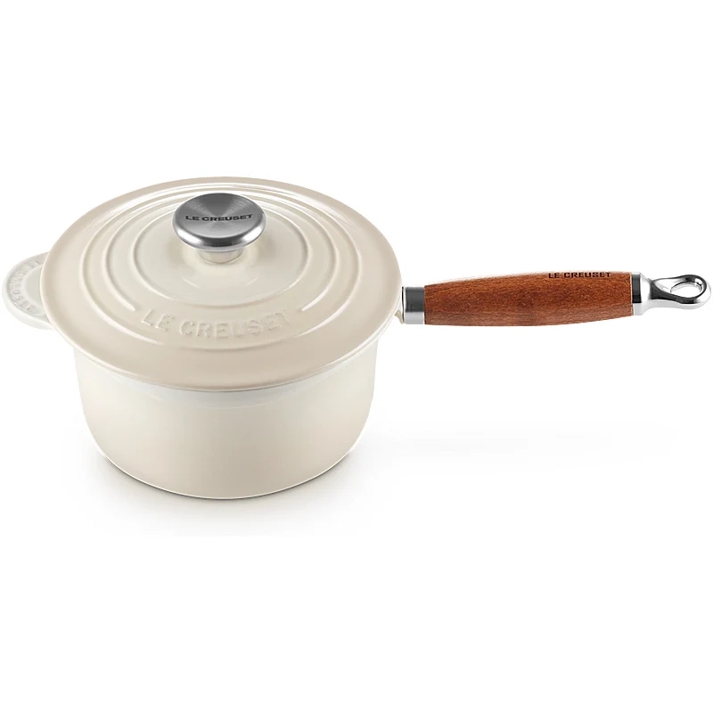 Le Creuset Profitopf mit Holzgriff 18 cm Meringue
