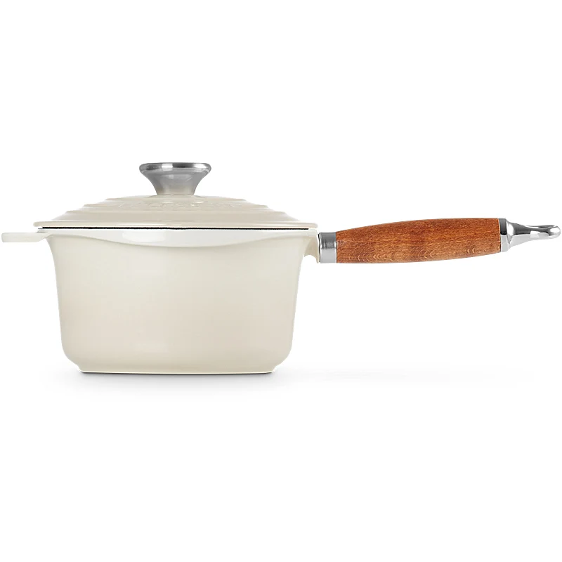 Le Creuset Profitopf mit Holzgriff 18 cm Meringue
