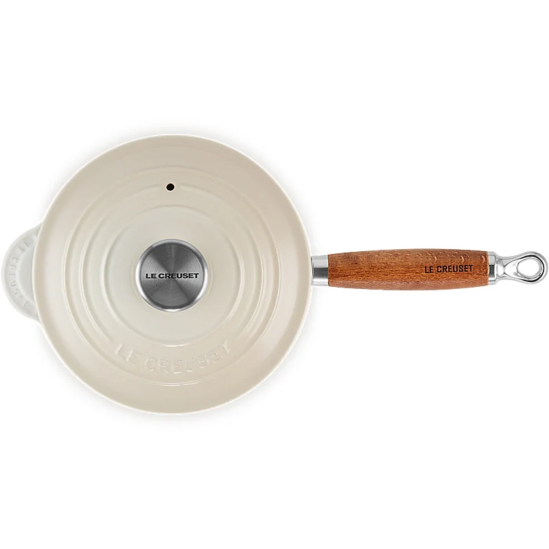 Le Creuset Profitopf mit Holzgriff 18 cm Meringue