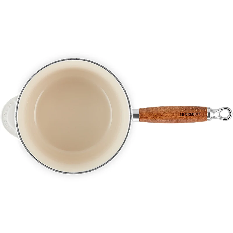 Le Creuset Profitopf mit Holzgriff 18 cm Meringue
