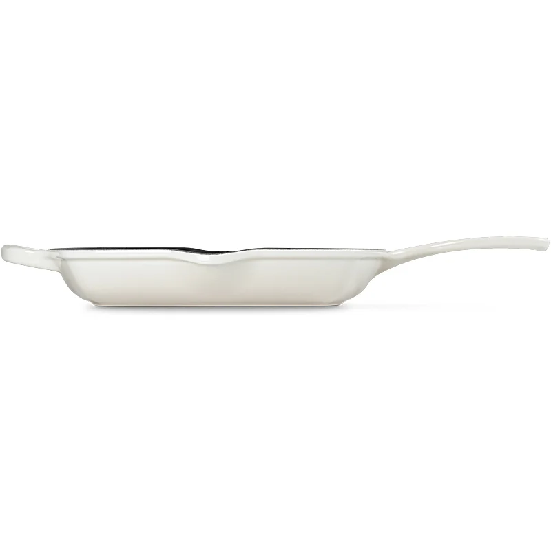 Le Creuset Grillpfanne quadratisch Signature 26 cm Meringue