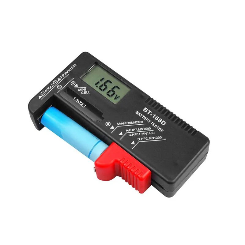 GreenBlue GB189 Battery Organizer + Lamex Digital Battery and Rechargeable Battery Tester