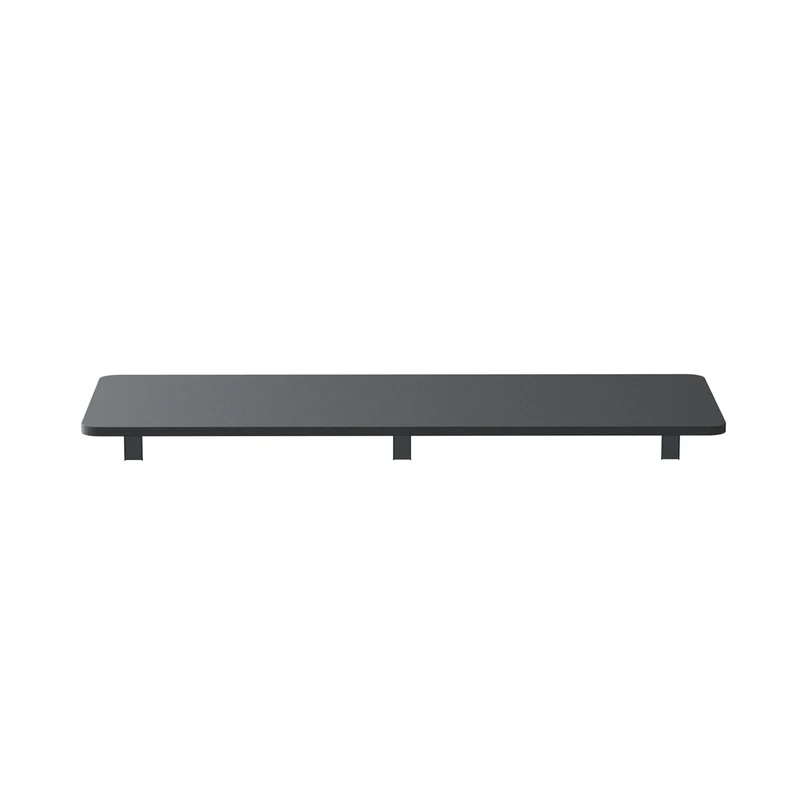 Maclean folding shelf/top, black, 100x40 cm, max 50 kg, MC-128 B