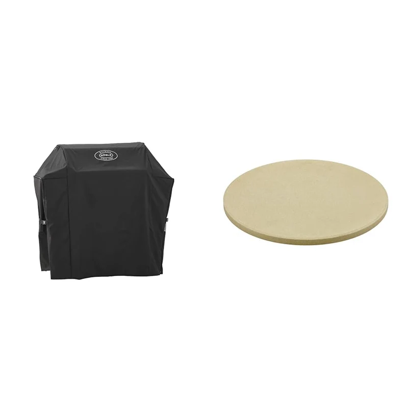 RÖSLE Abdeckhaube BBQ-Station VIDERO G4/G4-S, Hochwertige Schützhülle & Vario Pizzastein, Hochwertig