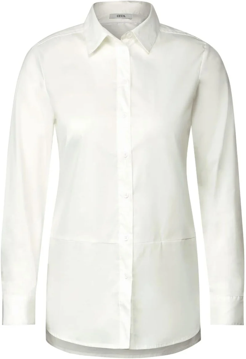 Cecil Damen Longbluse M Vanilla White, M Vanilla White