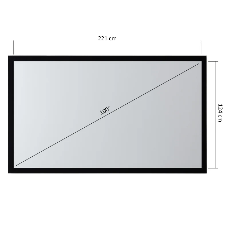 Frame projection screen 100" (16:9) Maclean MC-921