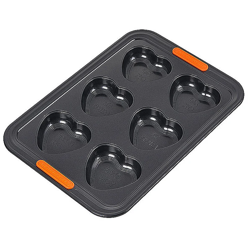 Le Creuset 6er Herz mit Text