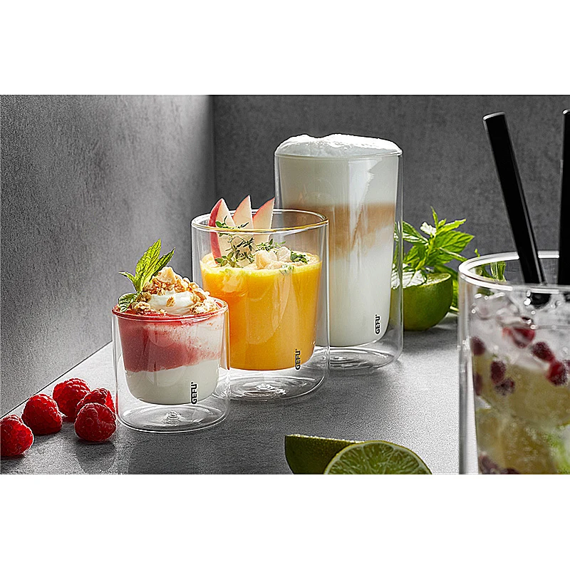 GEFU Thermoglas MIRA, 80 ml, 2 Stück 16400