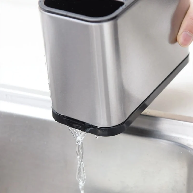Kitchen Utensil Cutlery Holder Stainless Steel