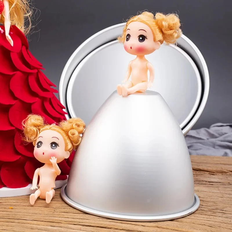 Doll Cake Tray Aluminium 6.5"
