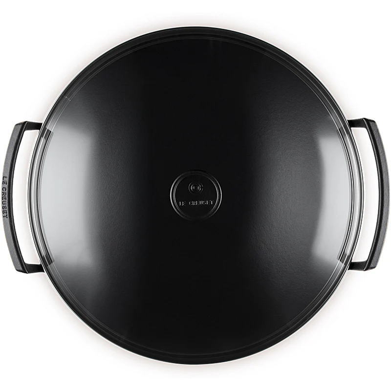 Le Creuset Wok mit Glasdeckel 36 cm Ofenrot