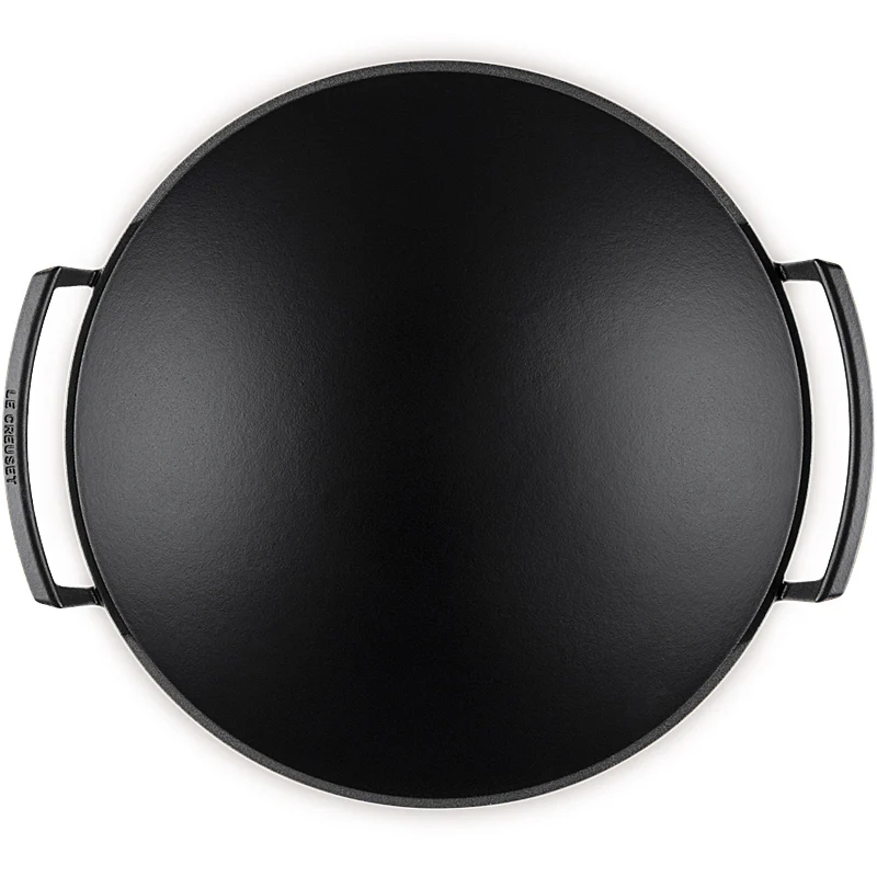 Le Creuset Wok mit Glasdeckel 36 cm Ofenrot