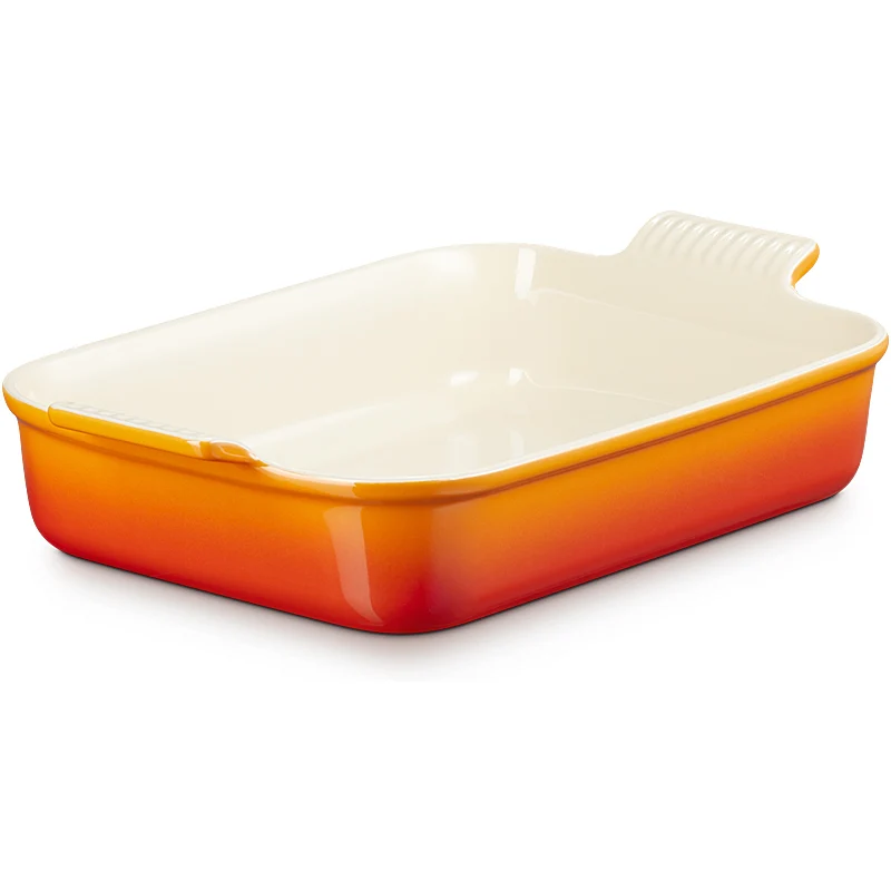 Le Creuset Auflaufform Tradition 19 cm Ofenrot