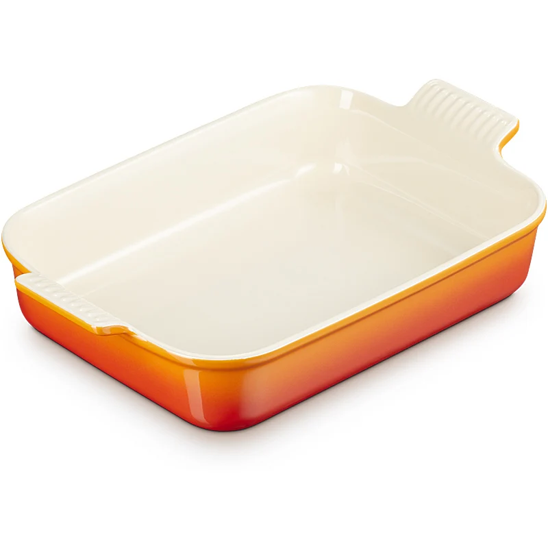 Le Creuset Auflaufform Tradition 19 cm Ofenrot