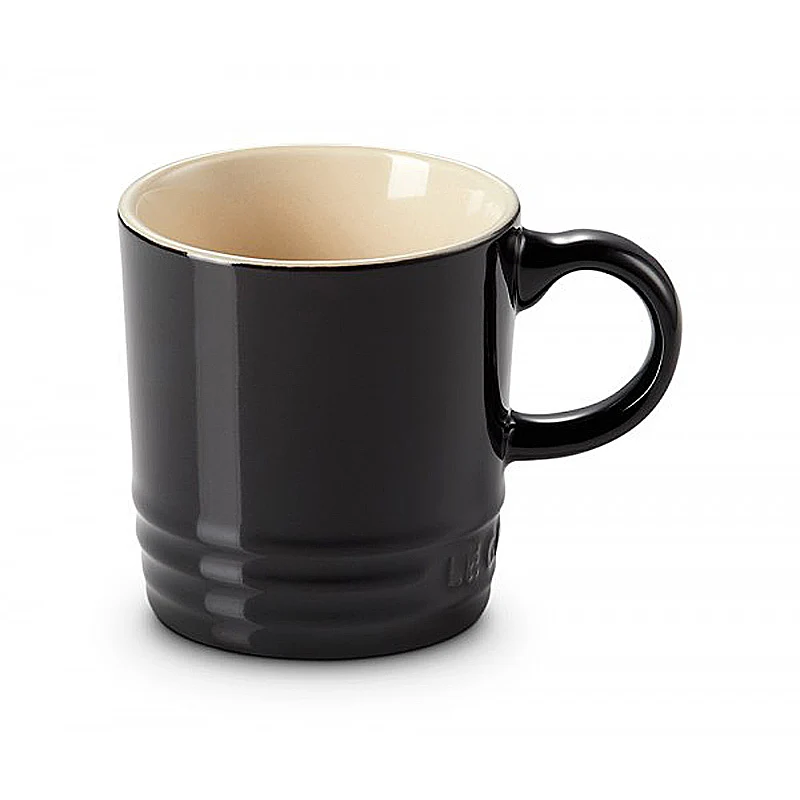Le Creuset Becher 100 ml Schwarz glänzend