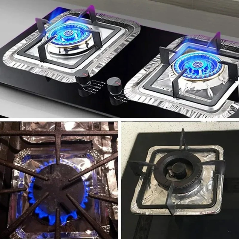 Aluminum Foil Disposable Burner Liners 8PCS