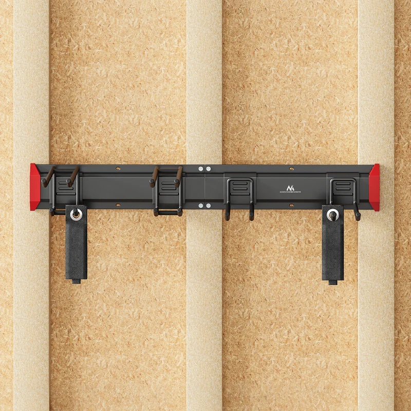 Maclean Wall-Mounted Tool Organizer, steel, max. load 136 kg, width 816 mm, MC-178