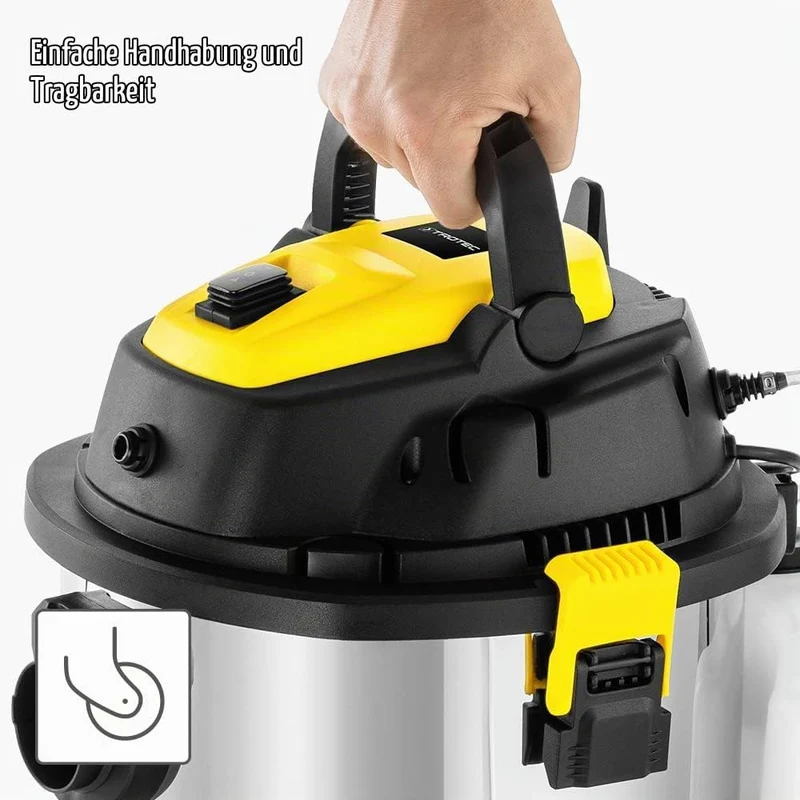 TROTEC Waschsauger, Nass- und Trockensauger VC 1200W Staubsauger 4-in-1 Mehrzwecksauger mit Waschsau