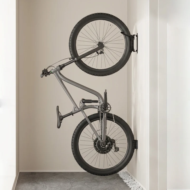 Maclean Wall-Mounted Bike Rack/Hanger, max. load 35 kg, adjustable tilt angle, steel, MC-171, 3 pieces