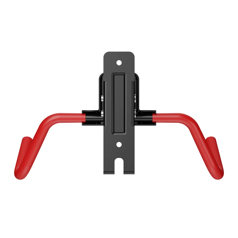 Maclean Horizontal Wall-Mounted Bike Rack, steel, max. load 30 kg, adjustable angle, MC-172, 3 pieces