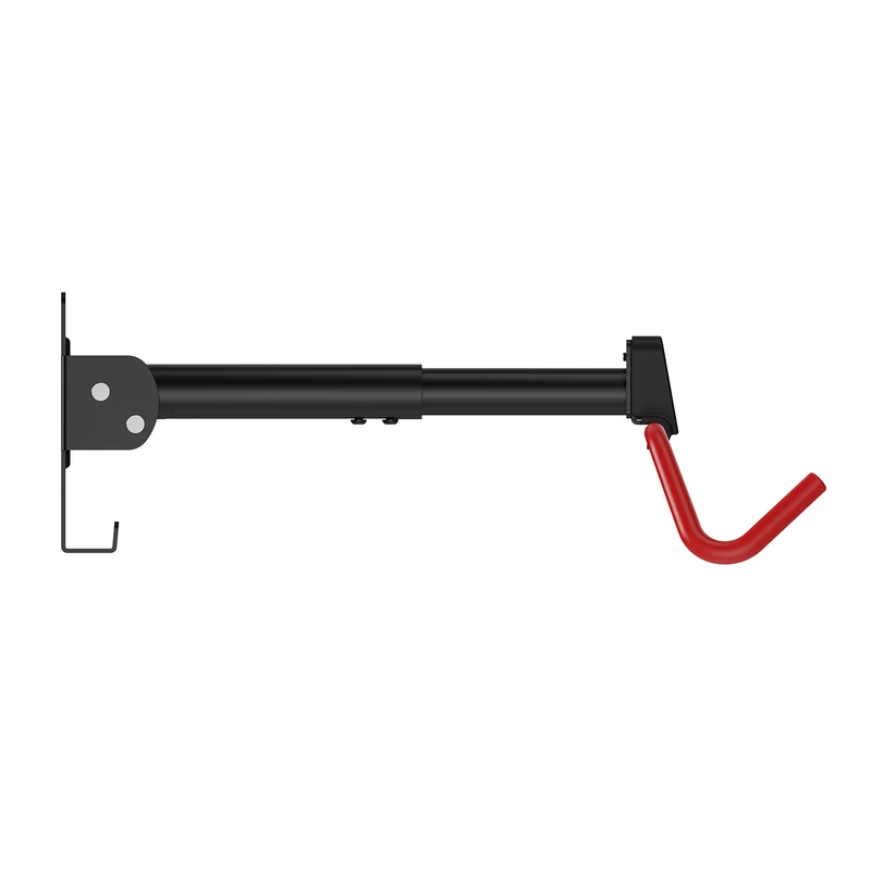 Maclean Horizontal Wall-Mounted Bike Rack, steel, max. load 30 kg, adjustable angle, MC-172, 4 pieces