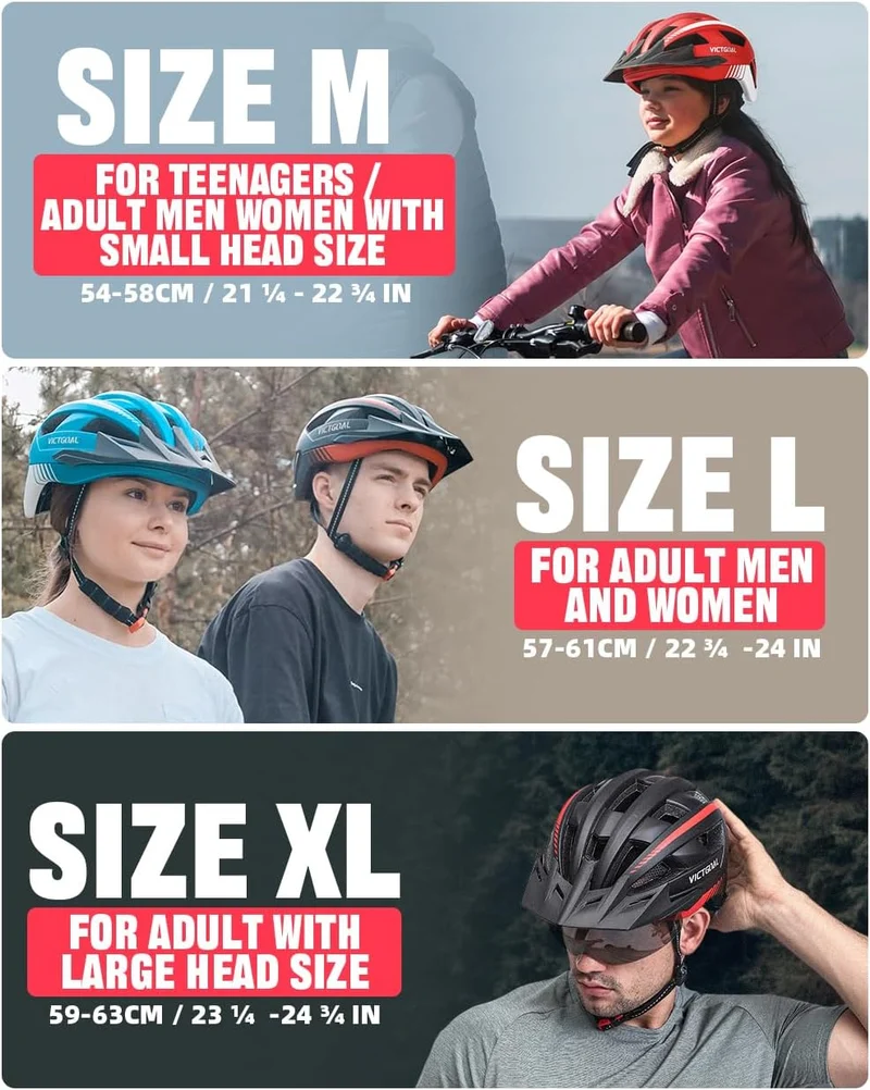 VICTGOAL Fahrradhelm Herren Damen MTB Helm mit Abnehmbarer Magnetische Schutzbrille Visier Atmungsak