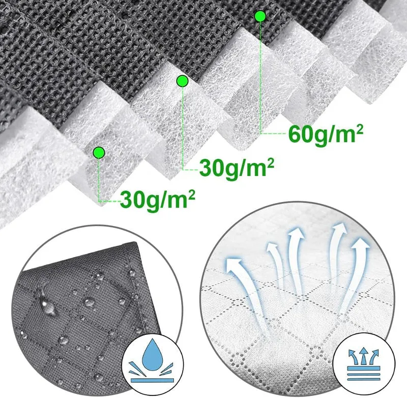 VOUNOT® Grosse Vakuum Aufbewahrungstasche mit Pumpe, 4 Stück Vakuumbeutel, 4 Stück Aufbewahrungstasc